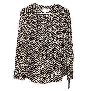 Pure Energy Beautiful women's blouse with amazing print womens size x